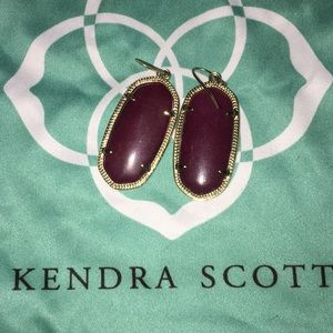Maroon small Elle Kendra Scott earrings